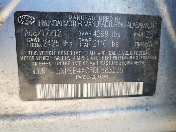 2013 HYUNDAI SONATA GLS/ GLS Popular