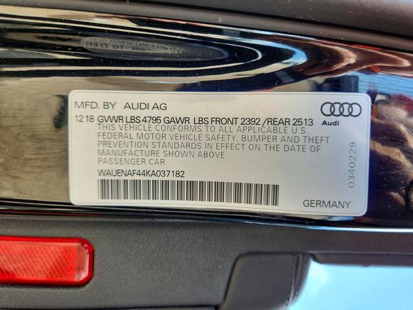 2019 AUDI A4
