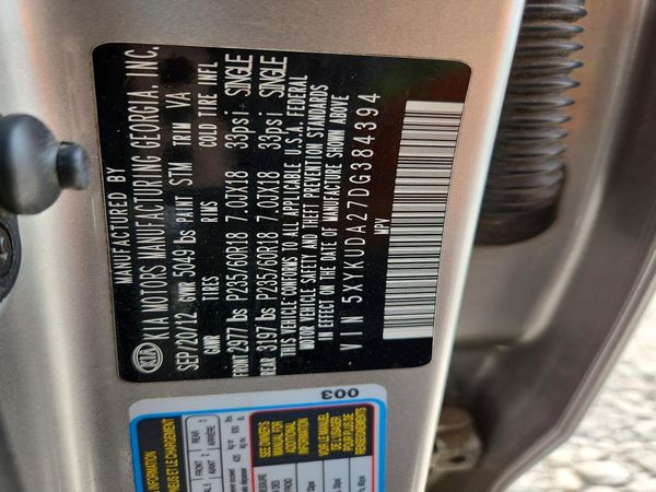 2013 KIA SORENTO EX