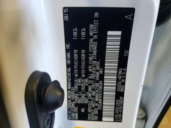 2015 TOYOTA HIGHLANDER Base/Hybrid