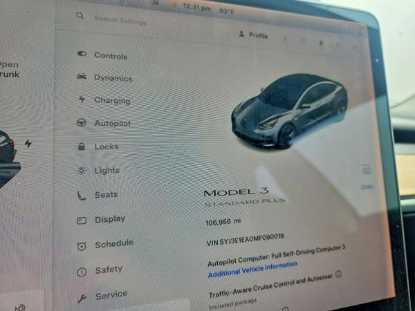 2021 TESLA MODEL 3 — ODOM