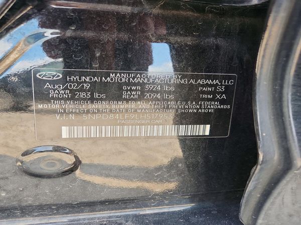 2020 HYUNDAI ELANTRA