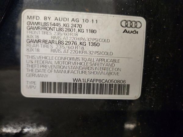 2012 AUDI Q5 Premium Plus