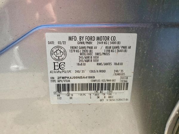 2022 FORD EDGE