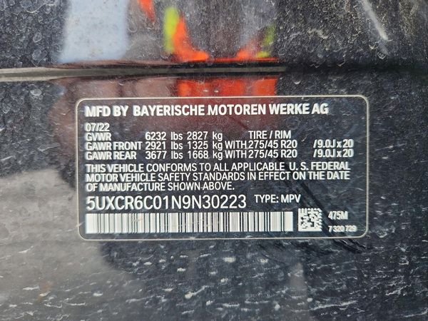 2022 BMW X5 xDrive40i