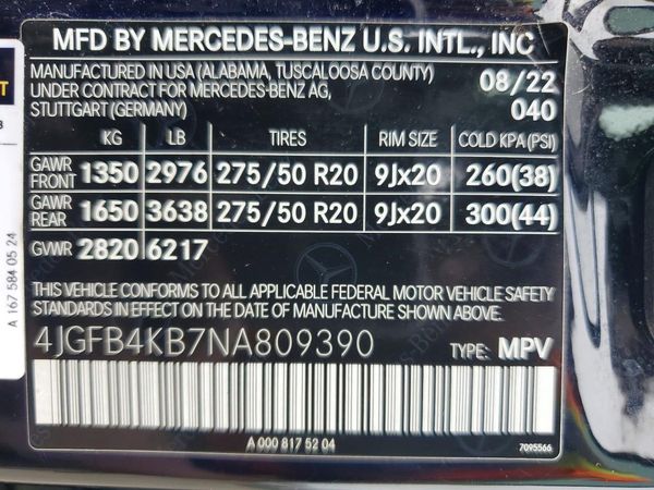 2022 MERCEDES-BENZ GLE
