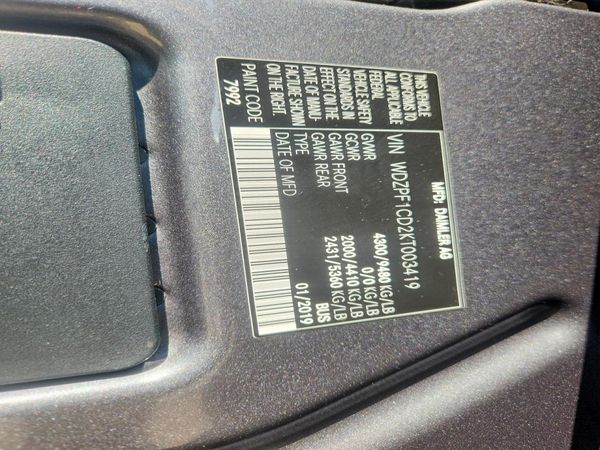 2019 MERCEDES-BENZ SPRINTER