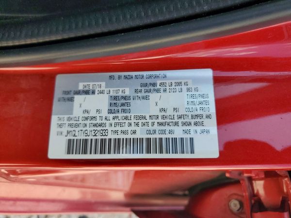 2018 MAZDA 6 Grand Touring
