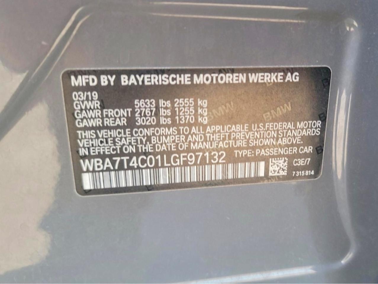 2020 BMW 740 xDrive