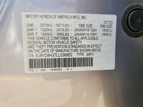 2020 ACURA MDX