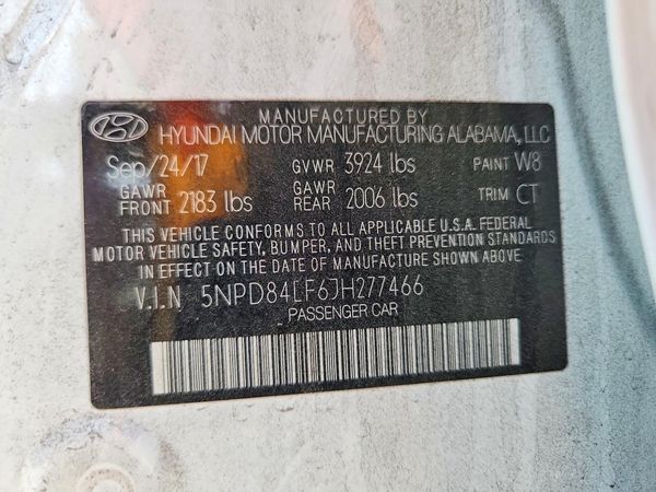 2018 HYUNDAI ELANTRA