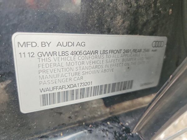 2013 AUDI A4 quattro Premium Plus