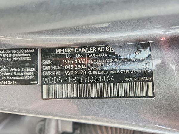 2014 MERCEDES-BENZ CLA CLA250