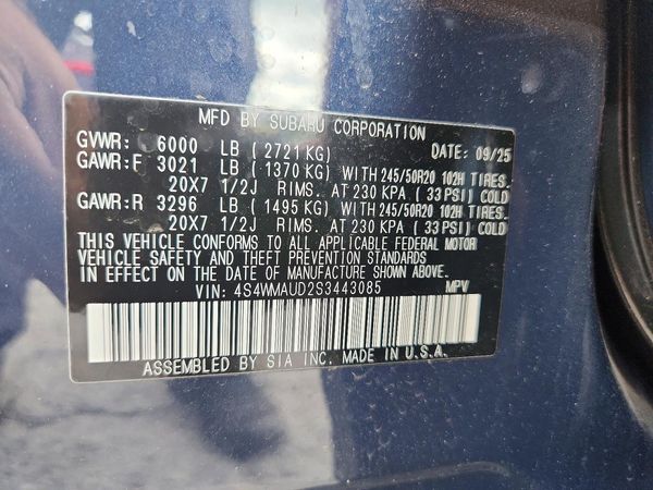 2025 SUBARU ASCENT Touring