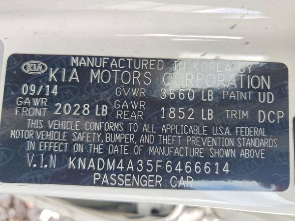 2015 KIA RIO GL - Middle-low