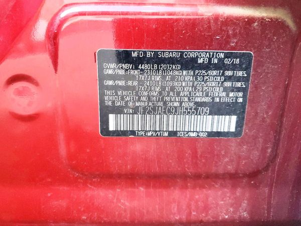 2018 SUBARU FORESTER Premium+CWP