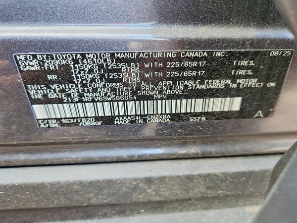 2025 TOYOTA RAV4