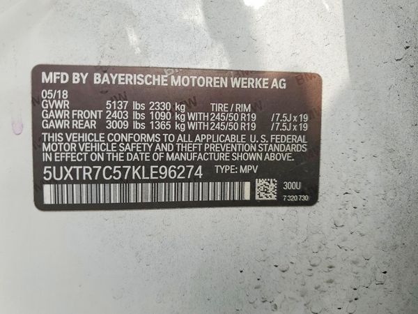 2019 BMW X3 sDrive30i