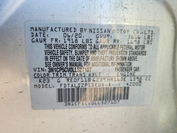 2020 NISSAN KICKS