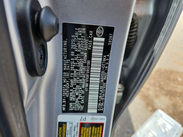 2015 TOYOTA CAMRY — VINS