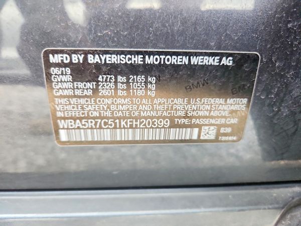 2019 BMW 330XI xDrive