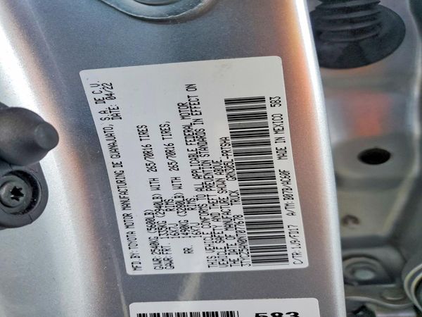 2022 TOYOTA TACOMA