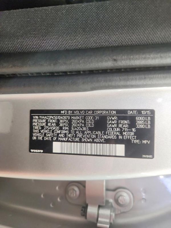 2016 VOLVO XC90 SV42 Momentum