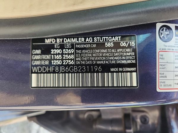 2016 MERCEDES-BENZ E E350-4M
