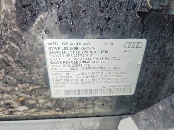 2020 AUDI Q5