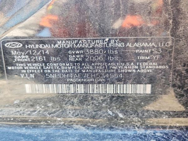 2014 HYUNDAI ELANTRA