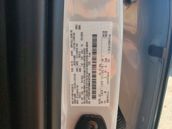 2021 FORD F150