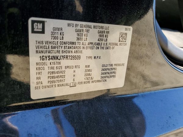 2015 CADILLAC ESCALADE Premium