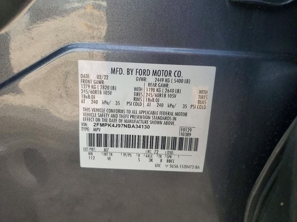 2022 FORD EDGE SEL