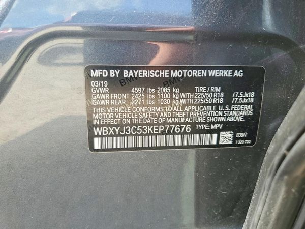2019 BMW X2 sDrive28i