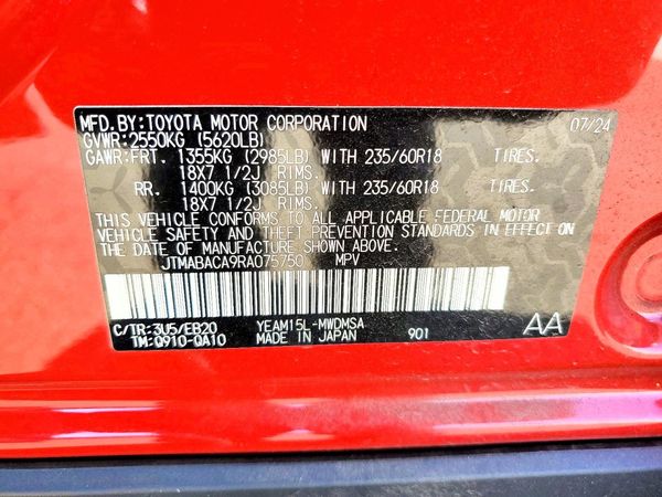 2024 TOYOTA BZ4X