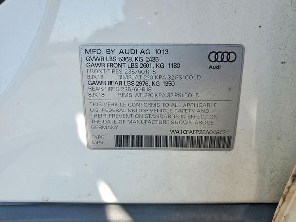 2014 AUDI Q5