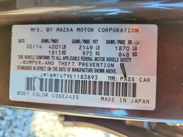 2014 MAZDA 3 Touring/GS