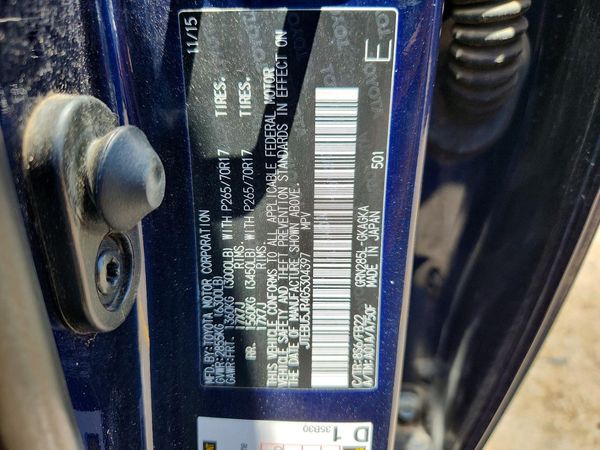 2016 TOYOTA 4RUNNER Base Grade