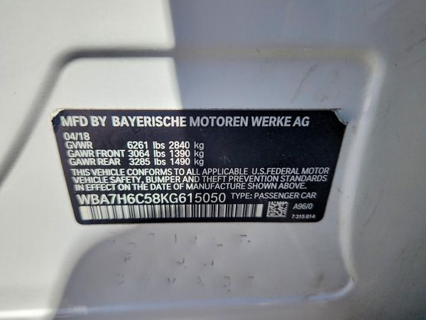 2019 BMW M760 xDrive