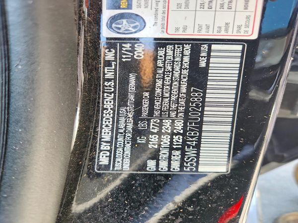 2015 MERCEDES-BENZ C 4-MATIC