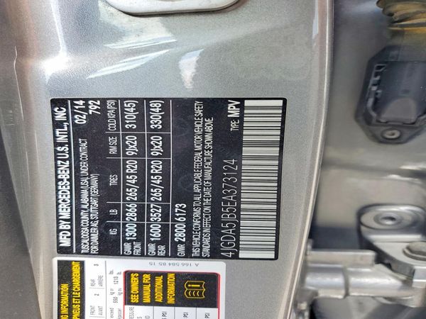 2014 MERCEDES-BENZ ML ML350