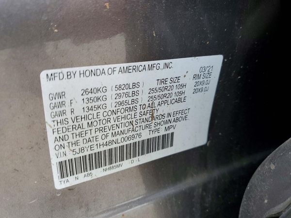 2022 ACURA MDX TECH