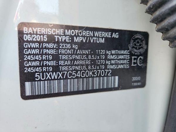 2016 BMW X3 xDrive35i