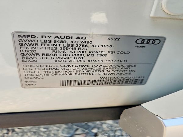 2022 AUDI Q5