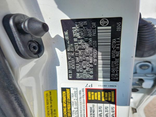 2014 TOYOTA CAMRY