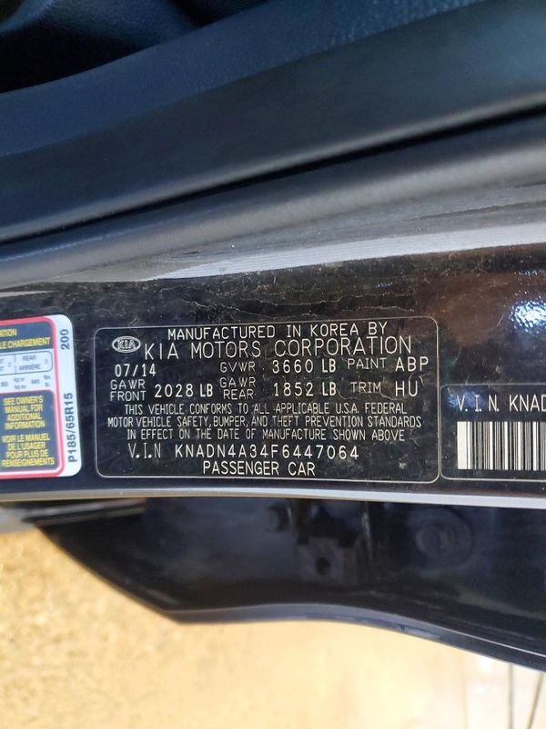2015 KIA RIO