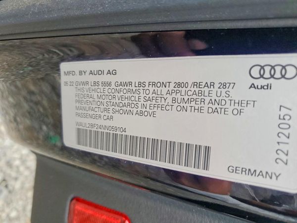 2022 AUDI A6