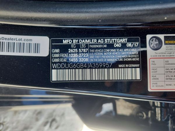 2018 MERCEDES-BENZ S