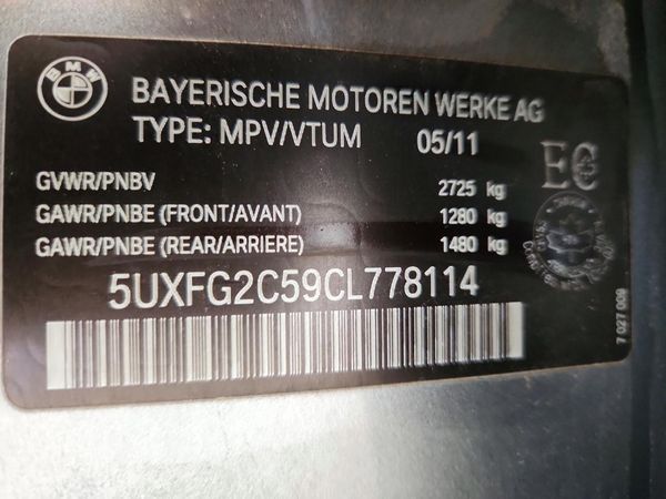 2012 BMW X6 xDrive35i