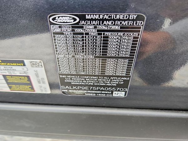 2023 LAND ROVER RANGE ROVER